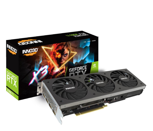 INNO3D GeForce RTX 3060 Ti X3 OC 8GB GDDR6X - 1091156 - zdjęcie